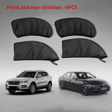 Tấm che nắng chống muỗi, cách nhiệt chống tia UV, lưới chắn nắng phản quang cho kính xe hơi Sedan/SUV (Trước khi mua, vui lòng xem video thực tế và so sánh kích thước cửa sổ trước khi đặt hàng) - A - Xem 9