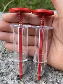 1个便携式播种器，易于使用的手动播种器，理想的园艺和草坪护理工具，即时播撒种子 - A - 查看 9