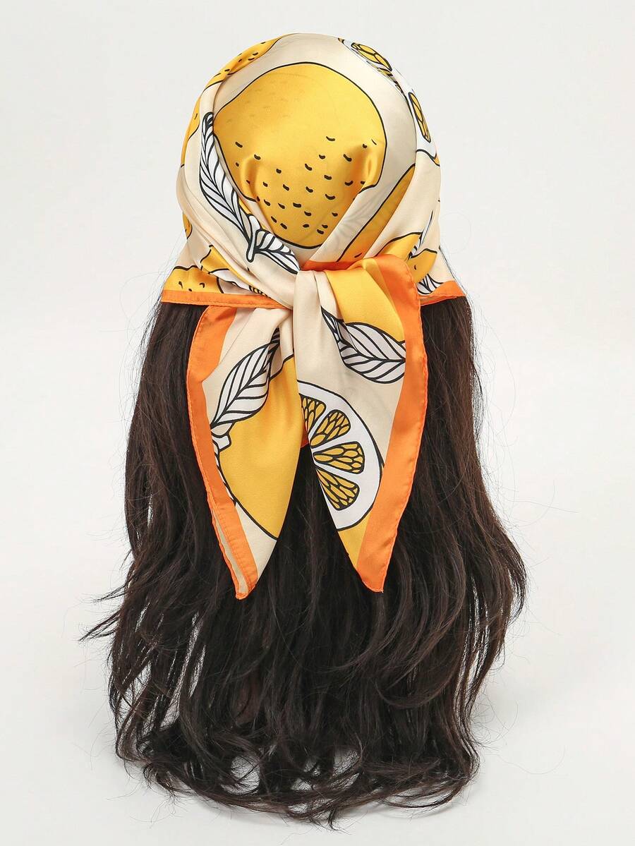 1 chiếc khăn vuông in họa tiết đơn giản 70cm, khăn bandana mùa xuân mới cho nữ, đa năng dùng làm khăn thắt eo, băng đô, khăn quàng cổ thời trang. - Rượu sâm banh - Xem 1