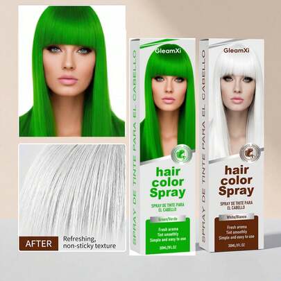 30毫升临时增发喷雾 - 遮盖稀疏区域，瞬间增加头发浓密度，易于用洗发水洗净，打造自然无痕的融合效果