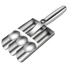 Juego de moldes para albóndigas y hamburguesas de acero inoxidable - Herramienta de cocina multifuncional antiadherente, para hacer albóndigas, masa y bolas de helado con formas perfectas. Molde para albóndigas de acero inoxidable: Herramienta casera para dar forma a las albóndigas, molde para bolas de pescado y pasta de camarón, cucharón para carne - Multicolor - Ver 12