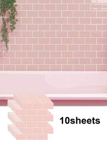 WoStick 4Sheeets/10Sheets 3D Glossy Subway Peel And Stick Tiles, Self-Adhesive Waterproof Wall Stickers For Kitchen Backsplash - Multicolor - View 23