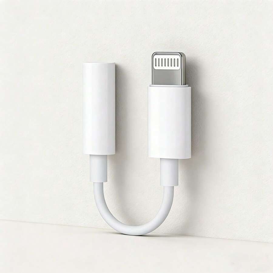 Fast Charging Lightning To 3.5mm Headphone Jack Adapter 1-2pcs 3.5mm Headphone Jack Adapter Auxiliary Audio Dongle Compatible With IPhone 14 Pro Max/14 Plus/14/13/12/11/XR/XS Max Spring Gift Birthday Anniversary - White - View 1