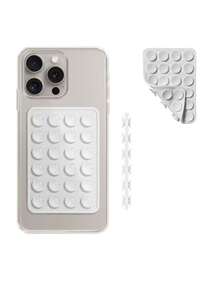 Double-Sided 80-Particle Silicone Suction Cup Phone Holder, Durable Adhesive Silicone Holder, Detachable Car Dashboard Lens, Reusable, Waterproof, Pressure-Reducing, Suitable For Selfies And Videos, Compatible With IPhone And Android. - Multicolor - View 9