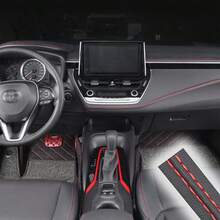 Dải trang trí nội thất ô tô 2/8M tự dính, dải da trang trí cho bảng điều khiển ô tô, dải dệt trang trí tự làm, miếng dán độ chế nội thất ô tô, chống trầy xước và mài mòn, trang trí phong cách ô tô. - 1 cái - Xem 3