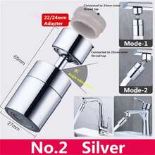 Faucet Extenders - Silver Long - View 12