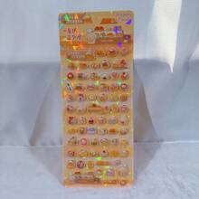 儿童3D卡通动物兔子鼻子贴纸 - 彩色 - 查看 14