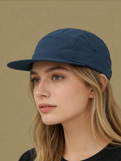 轻便透气运动帽，日常佩戴舒适，男士轻便速干骑行帽，透气运动帽，结实平沿，防晒，尺寸可调节，适合日常骑行和户外活动