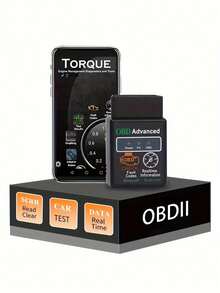 Escáner de diagnóstico de automóvil inalámbrico OBD2, herramienta de lector de códigos de falla OBDII para diagnóstico del motor de automóviles y camiones - A - Ver 11