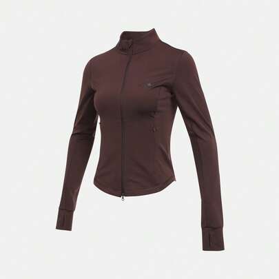 Adidas Chaqueta de punto SLIM KNIT para mujer, Chaqueta con capucha de punto KF2669