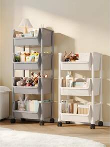 Xe đẩy đựng đồ 3/4/5 tầng có bánh xe – Kệ đựng đồ nhiều tầng, xe đẩy đựng đồ phòng tắm, dễ di chuyển, thiết kế tháo rời, tiết kiệm không gian, trang bị bánh xe xoay 360°. Thích hợp cho nhà bếp, phòng tắm và phòng khách. - Nhiều thông số kỹ thuật - Xem 11