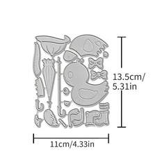 1pc Duck Shaped Paper Cutting Mold - Suitable For Paper Craft, Card Making, Scrapbooking Decoration, Metal Construction - Multicolor - View 9