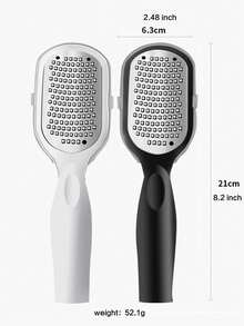 1pc Stainless Steel Foot Scraper, 1pc Ergonomic Handle Foot Scraper, Splash-Proof Foot Care Tool For Heels And Feet. Stainless Steel Callus Remover Professional Pedicure Tool, Foot Scraper With Callus Collection Device, Essential For Home SPA To Repair Cracked Heels Metal Foot Scraper - Pedicure Tool - View 8