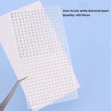 混合装 2mm/3mm/4mm 发用自粘珍珠贴纸 面部珍珠贴纸 适用于头发、面部化妆、美甲 DIY 手工艺品 - 貼紙 - 查看 15