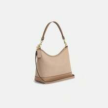 Coach CAK91IMLG6 Bolso grande de hombro/bandolera/mano para mujer, bolso hobo, bolso clásico de lona con monograma de lujo, de gran capacidad, duradero, fácil de cuidar, versátil y elegante, regalo perfecto para el Día de la Mujer/Día de la Diosa. - color té con leche - Ver 2