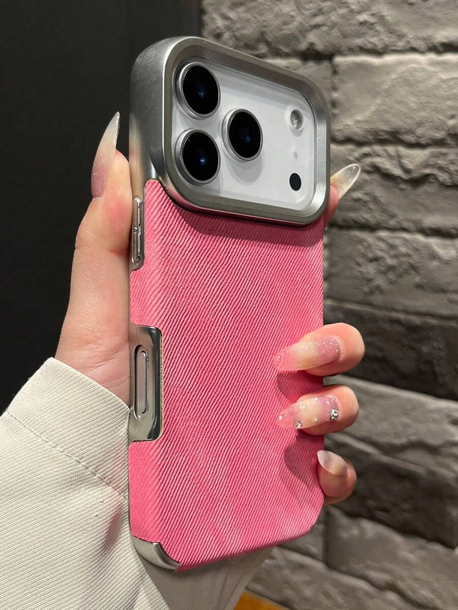 1 chiếc ốp lưng điện thoại cao cấp chất liệu denim mềm mại chống sốc cho iPhone 17 Air 16 15 14 Plus 13 12 11 Pro Max, ốp bảo vệ thương hiệu.