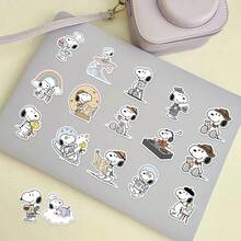 SNOOPY 1 Set Graffiti Stickers, Cartoon Cute Stickers For Phone, Luggage, Waterproof Decorative Stickers, Gift For New Year, Valentine's Day, Easter - Multicolor - View 4