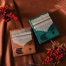 Thumb Piano 17 Tone Kalimba Kalimba Beginner's Introduction Thumb Piano Portable Instrument Finger Piano Instrumentos Musicales - 彩色 - 查看 1
