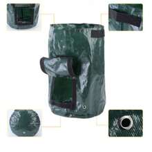 1pc Potato Planting Bag, Round Breathable Plant Gardening Vegetable Fruit Cultivation Container - Green - View 3