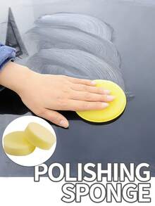 Set Of 10 Car Polishing Pads, Ideal For Detailing, Washing, And Applying Wax To Your Vehicle - A - View 3