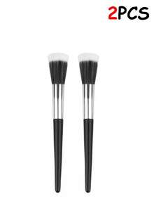 4/2/1pcs Soft Blush Brush, Smoothly And Evenly Applies Makeup For A Refined, Flawless Look - Multicolor - View 7