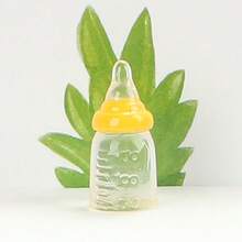 5个/套 可爱1:12仿真迷你奶瓶喂奶瓶微型奶瓶DIY娃娃屋微缩配件 - 彩色 - 查看 10