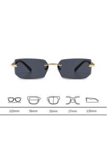 男士眼镜套装，时尚百搭，适合日常佩戴 - 彩色 - 查看 7