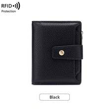 High Capacity RFID Waterproof PU Leather Wallet Card Holder, Essential For Travel - Multicolor - View 15