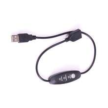 USB 5V-12V Temperature Controller Heater Thermostat 3-Speed Adjustable 24W - A - View 2