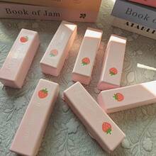 1pc This Strawberry Milk Stick Squeeze Is Realistic And Lovely, With Soft And Delicate Hand Feeling, Excellent Slow Rebound Effect, Fine Workmanship And Durable Material. - Multicolor - View 8