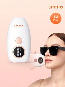 JMMO Laser Hair Removal Face Leg Arm Back Whole Body Hair Remover,5 Energy Levels For Painless Result, Long-Lasting -EU Plug - White - View 1