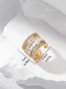 1个三层耳夹，无需耳洞 - 3層耳骨夾 - 查看 3