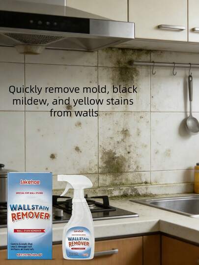 jakehoe Wall Mold Remover, & Non-Damaging Wall Cleaner For Daily Use In Bathroom, Kitchen, Effectively Removes Mold Stains, Gentle Mold Removal, Essential For Daily Cleaning