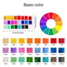 Solid Watercolor Paint Set - Portable & Lightweight, High Concentration Pigment, Starry Sky Tones - Suitable For Artists, Perfect Holiday Gift - 24 Colors Set - View 13