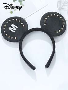 Disney 1个迪士尼米奇耳朵发箍，配有闪亮的米妮耳朵蝴蝶结，适合城堡装扮、节日派对服装、圣诞礼物 - 彩色 - 查看 12
