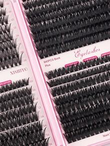 Bộ dụng cụ nối mi 640 món, bao gồm (30D+40D+50D+60D/50D+60D+80D+100D) trọn bộ mi giả, keo dán, nước tẩy trang và dụng cụ, dễ dàng tự làm nối mi chuyên nghiệp tại nhà - Sử dụng mi giả lông chồn, keo dán chắc chắn, nước tẩy trang và dụng cụ chính xác cho kết quả như ở salon, bộ dụng cụ nối mi tự làm hoàn chỉnh. - Nhiều màu - Xem 12