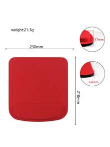 1pc EVA Foam Wrist Rest Mouse Pad, Minimalist Design, Suitable For Office And Home - View 7