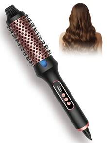 UKLISS 32mm Curling Hair Brush, HAIR It-Curl Hot Air Styler, Negative Ion Function, 9 Temperature Settings, Volumizing Curls At Roots And Natural Waves, Upgraded Compound Brush Teeth - Black - View 13
