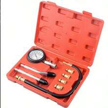 Petrol Engine Compression Test Kit Cylinder Pressure Gauge For Car Auto Repair Mechanics - A - View 4