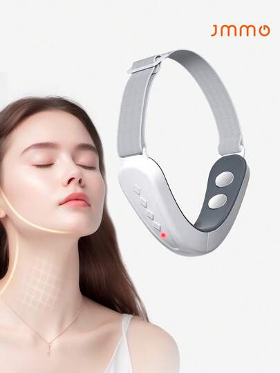 JMMO V-Shape Facial Massager,Face Slimming Instrument Firming And Lifting Contour, V-Face Instrument,6 Modes & 12 Intensity Adjustments Suitable For Female Family Reading And Housework Use