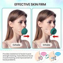 1pc V-Shaped Double Face Exerciser - Portable Green Jaw Face Neck Toning Exerciser For Women - Lift, Firm, And Tone Your Skin - Pink - View 7