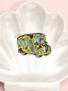 1pc Hard Enamel Needle Colored Car Brooch Lapel Badge Jewelry Gift For Friends Girls Women Fashion Accessories CLQU - 彩色 - 查看 5