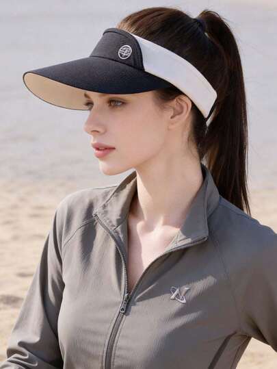 1pc Unisex Color Block Printed Breathable Mesh Baseball Cap, Lightweight Comfortable Versatile Curved Brim Baseball Hat For Outdoor Sports, Suitable For Daily Use In Spring/Summer