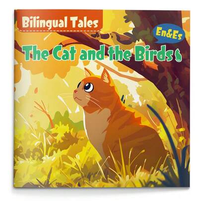 Bilingual Classic Tale "The Cat And The Bird" – Trust & Awareness Theme, Inspirational Reading Gift