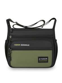 Large Capacity Men's Messenger Bag, Business Travel Casual Shoulder Bag, Fashionable Multi-Function Backpack - Multicolor - View 13