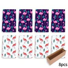 2/4/6pcs Flamingo Pattern Dish Towels, Super Absorbent Microfiber Modern Dish Cloths, Cooking And Baking Tea Towels, Cleaning Rags, Hand Towels, Soft And Highly Absorbent, Kitchen Decor, Gifts For Neighbors, Mothers, Birthdays, Housewarming For Friends, Kitchen Essentials, Daily Necessities - Multicolor - View 15