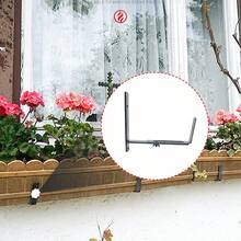 4 PCS Adjustable Window Planter Box Brackets Universal Window Box Holder - View 9
