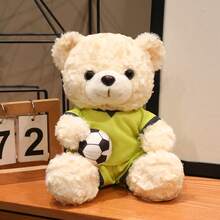可爱有趣的新泽西泰迪熊,柔软的橄榄球泰迪熊毛绒玩具,非常适合儿童节日,纪念泰迪熊,可拆卸球衣泰迪熊玩偶,送给男朋友的完美礼物,毛绒玩偶,收藏品。 - 彩色 - 查看 27