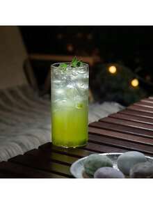 Golf Ball Drinking Glass, Water Glass, Mojito Glass, High Ball Glass, Suitable For Water, Juice, Beer, Beverages, Cocktails And Mixed Drinks - Multicolor - View 3