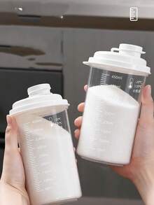 4pcs Rice And Grain Containers, Sealed Multi-Grain Storage Jars With Measurement Markings, High-Temperature Resistant Food Storage Containers, Reusable Spice Jars For Kitchen Use, Suitable For Beans, Rice, Flour, Spices, White Sugar, And Flour Kitchen Airtight Storage Jars - View 11